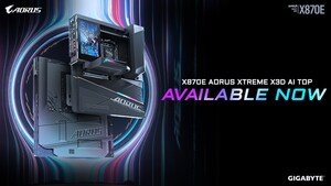 Built to Unleash AMD Ryzen X3D Processors: GIGABYTE AI-Powered X870E AORUS XTREME X3D AI TOP Motherboard Now Available
