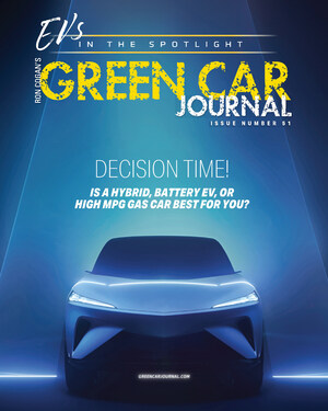 New Green Car Journal Issue Shines a Spotlight on EVs