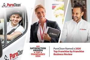 PuroClean Named a 2026 Top Franchise by Franchise Business Review